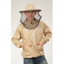 Bluza pszczelarska rozpinana z kapeluszem rozmiar XXL